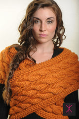 Knitting Pattern - Handknit designer Sweater Vest Wrap PDF Pattern