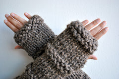 Claire's Gloves Jewelry Hand Knit Chunky Mittens, Infinity Gloves- Colors Available